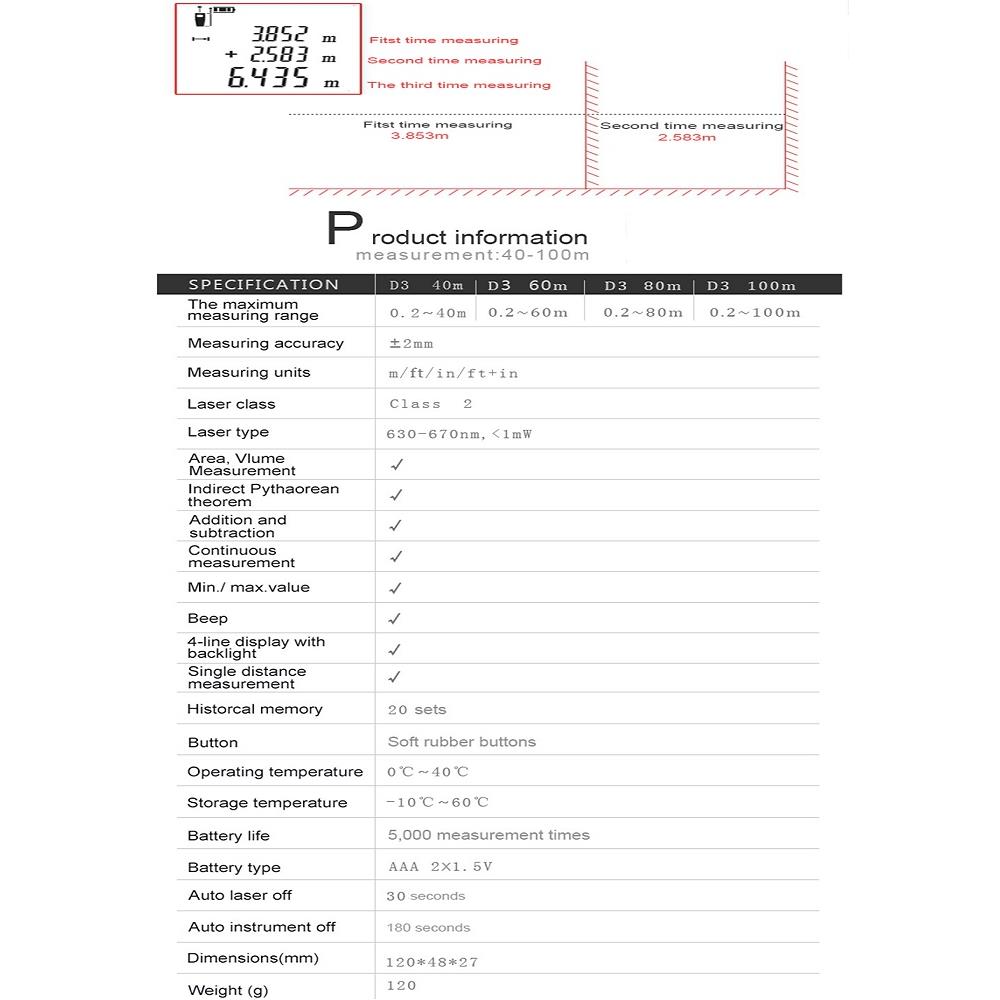 MESTEK-D4-40M-Laser-Distance-Meter-Rangefinder-Double-Water-Balance-Data-Record-Area-Volume-Measure-1319572