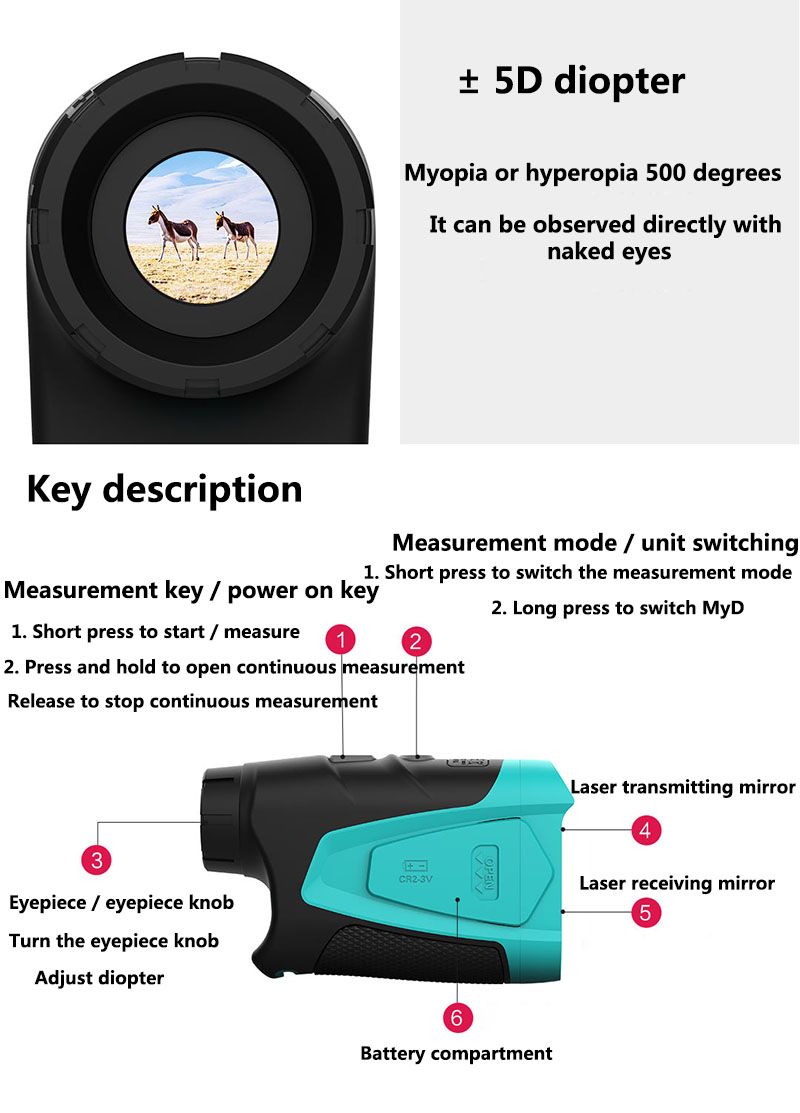 MILESEEY-600M-Mini-Golf-Laser-Rangefinder-Laser-Distance-Meter-Speed-Meter-LCD-Display-for-Golf-Hunt-1721834