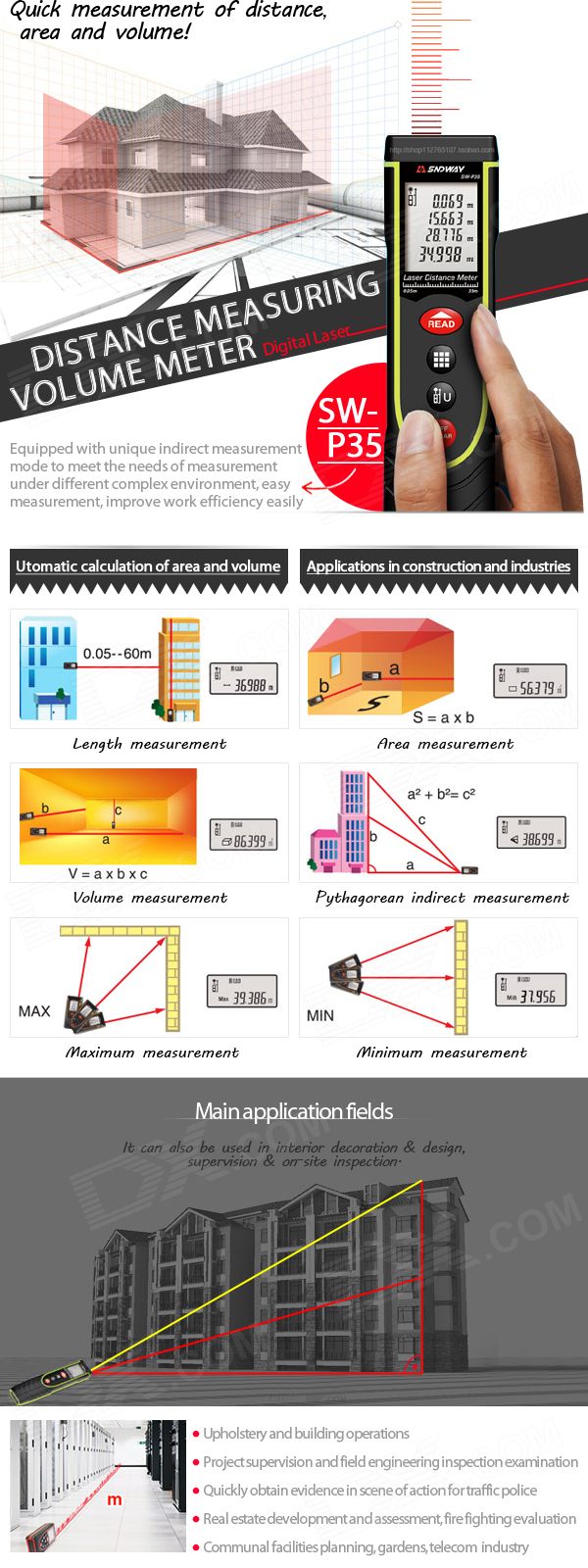 SNDWAY-Pen-Type-35M-50M-70M-Laser-Distance-Meter-Metre-Golf-Rangefinder-Rangefinder-Handheld-Measure-1072488