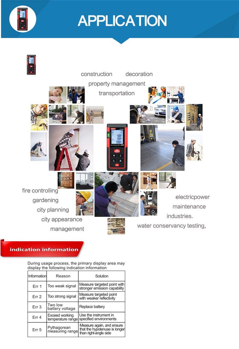 UNI-T-UT390B-40M-Handheld-Laser-Rangefinder-Optical-Telemetre-Distance-Meter-Area-Volume-Measure-1021173