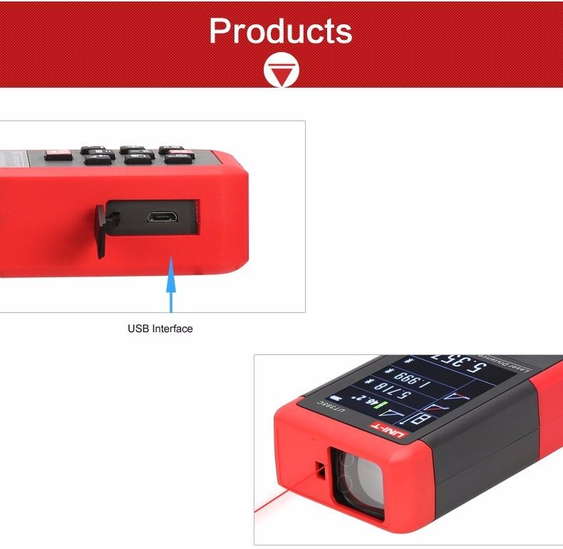 UNI-T-UT395B-Professional-70M-Laser-Distance-Meter-Lofting-Test-Levelling-Instrument-AreaVolume-with-1105504