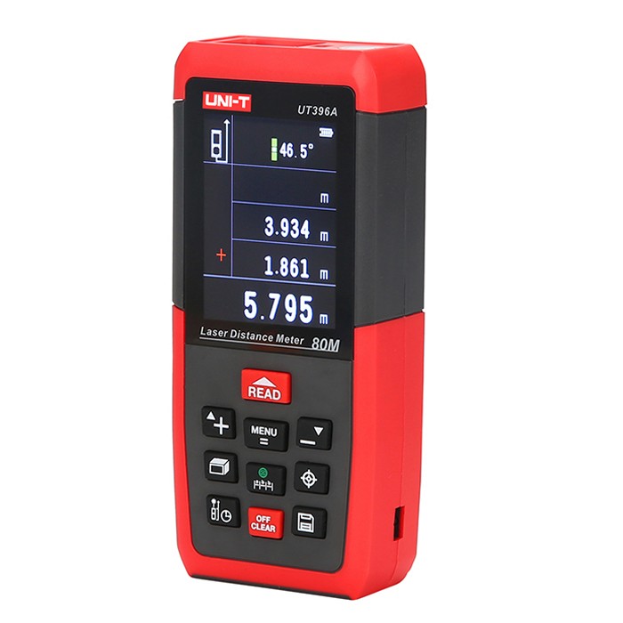 UNI-T-UT396A-Professional-80M-Laser-Distance-Meter-Rangefinder-Angle-Electronic-Level-AreaVolume---U-1105507