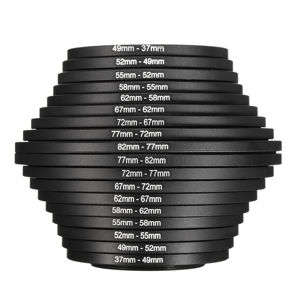 18pcs-Step-Up-Down-Lens-Filter-Ring-Adapter-Set-37---82mm-For-Canon-Nikon-1098991