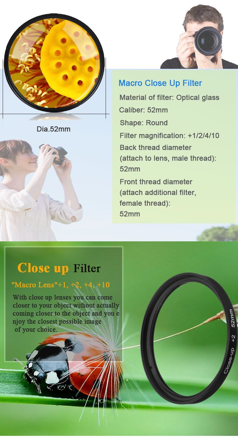 52mm-Macro-Close-Up-Filter-Lens-Kit-1-2-4-10-for-Canon-Nikon-DSLR-SLR-Camera-1112475