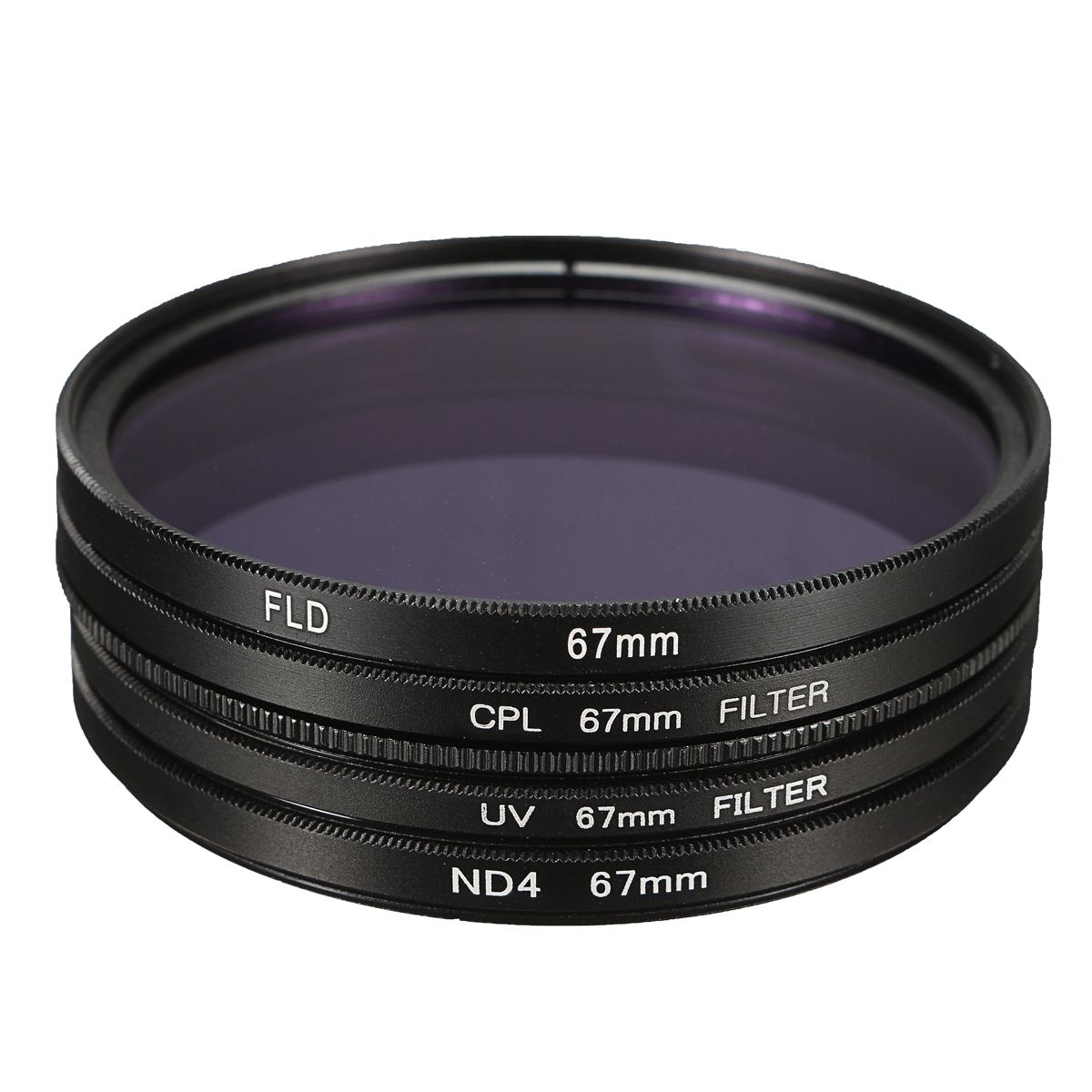 67MM-UV-CPL-FLD-ND4-Polarizing-Lens-Filter-Kit-Hood-Cap-Bag-1223208