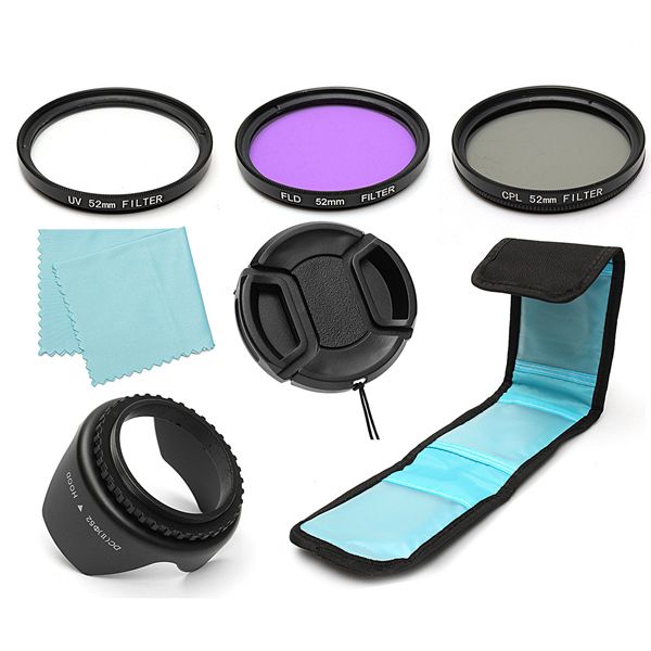 7Pcs-52mm-UV-CPL-Polarizing-FLD-Lens-Filter-Hood-Kit-For-Canon-Nikon-Camera-1079608