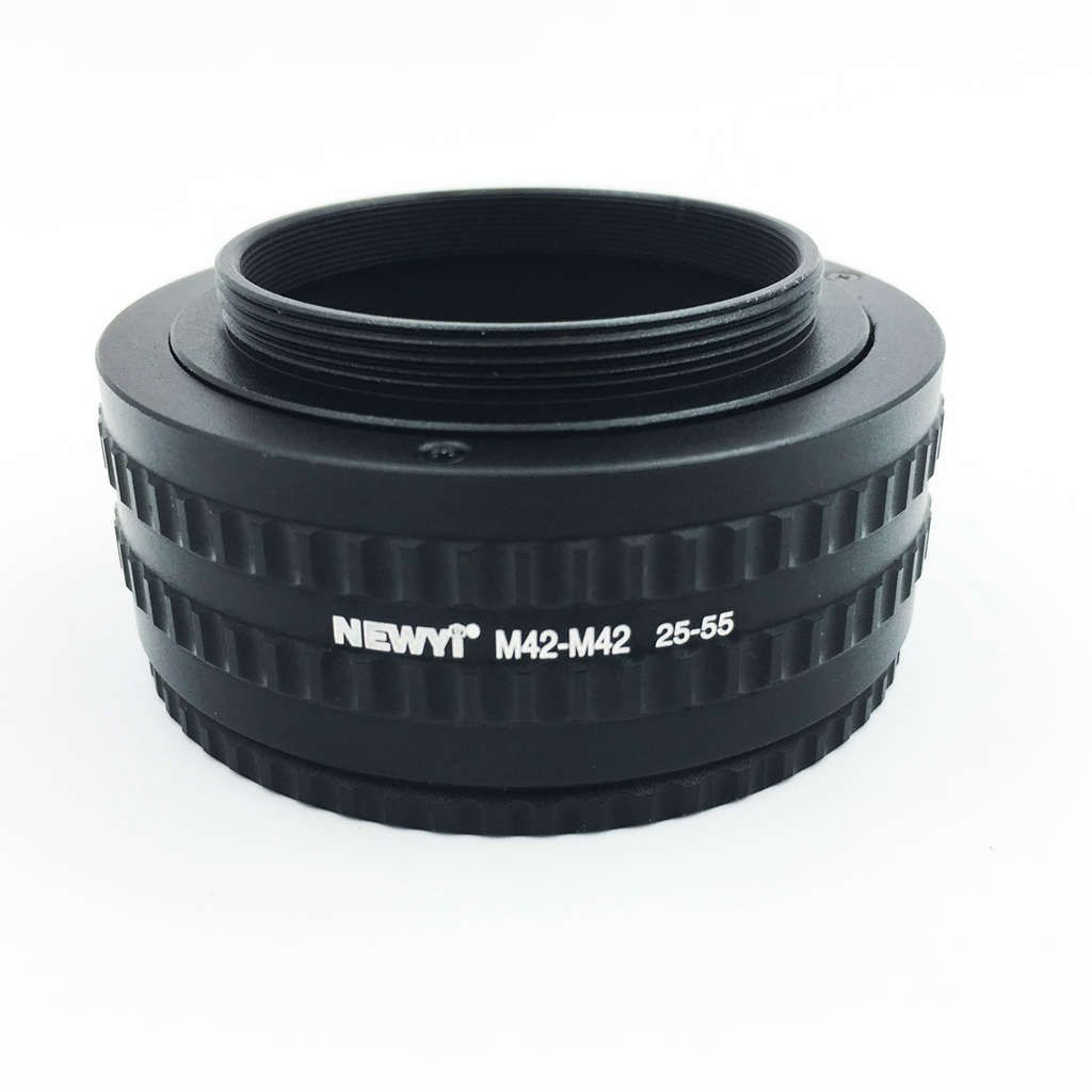 NEWYI-M42-M42-Mount-Lens-25-55MM-Adjustable-Focusing-Helicoid-Macro-Tube-Adapter-Tube-Ring-1544860