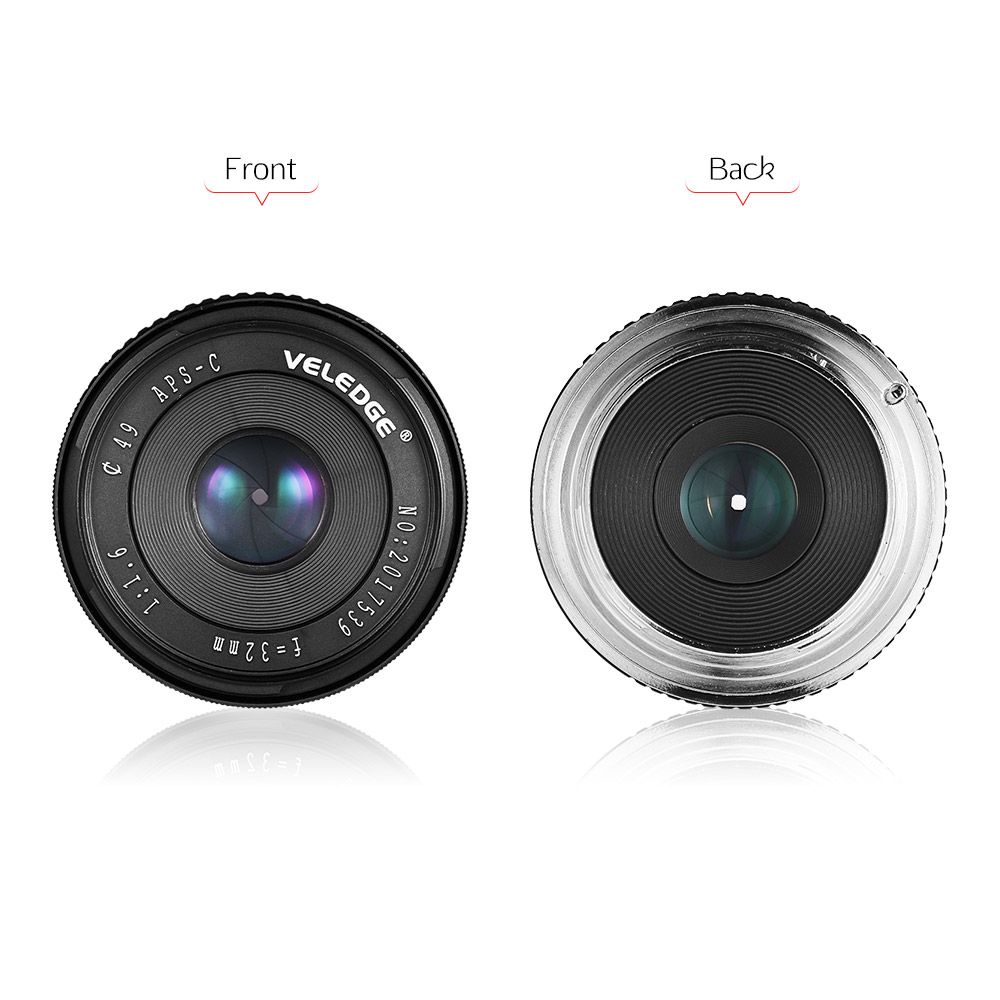 VELEDGE-32mm-F16-Large-Aperture-Manual-Prime-Fixed-Lens-APS-C-for-Sony-E-Mount-Digital-Mirrorless-Ca-1286862