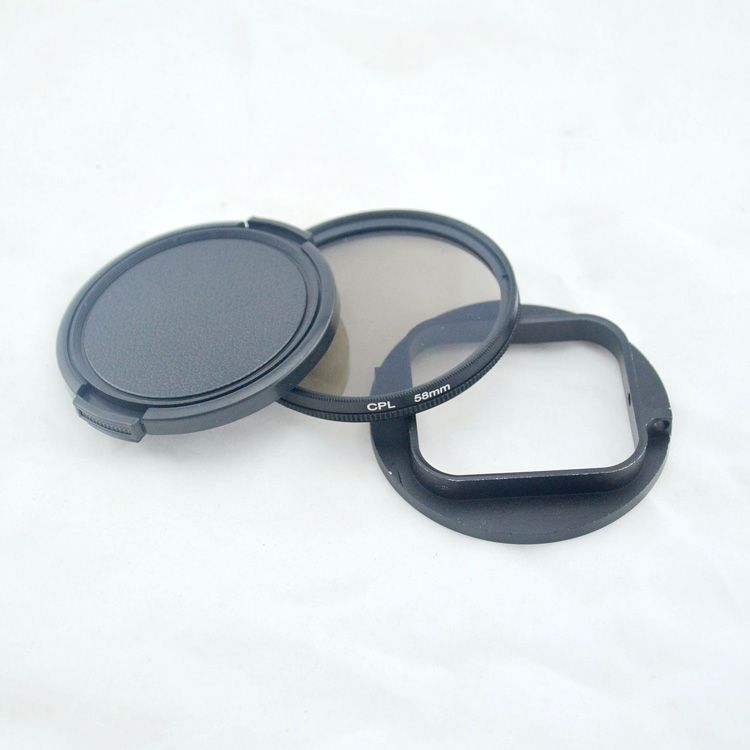 58mm-CPL-Filter-Circular-Polarizer-Lens-with-Cap-for-Gopro-HD-Hero-4-3-Plus-3-1107959