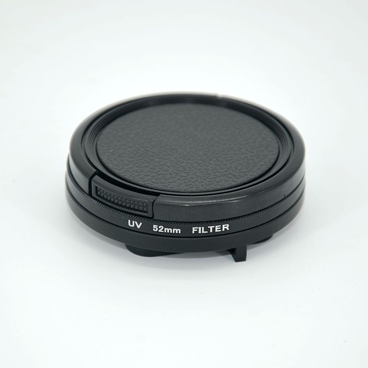 LINGLE-52mm-UV-Filter-Lens-Cover-with-Connect-Ring-Storage-Bag-for-Gopro-Hero-5-Black-1127301