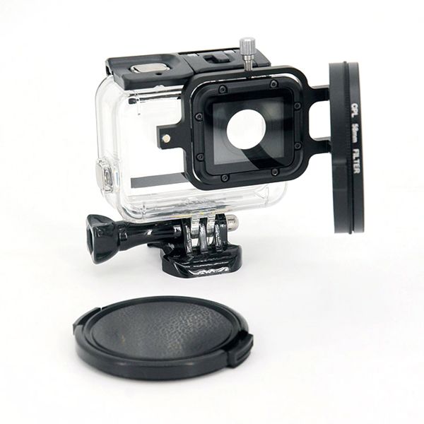 LINGLE-58mm-CPL-Filter-Lens-for-Gopro-Hero-5-Black-Waterproof-Housing-Case-1125798