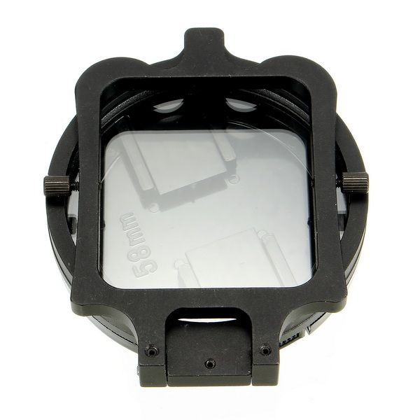 LINGLE-58mm-UV-Filter-Adapter-Ring-Cap-for-Gopro-Hero-5-Black-Waterproof-Housing-Case-1131155