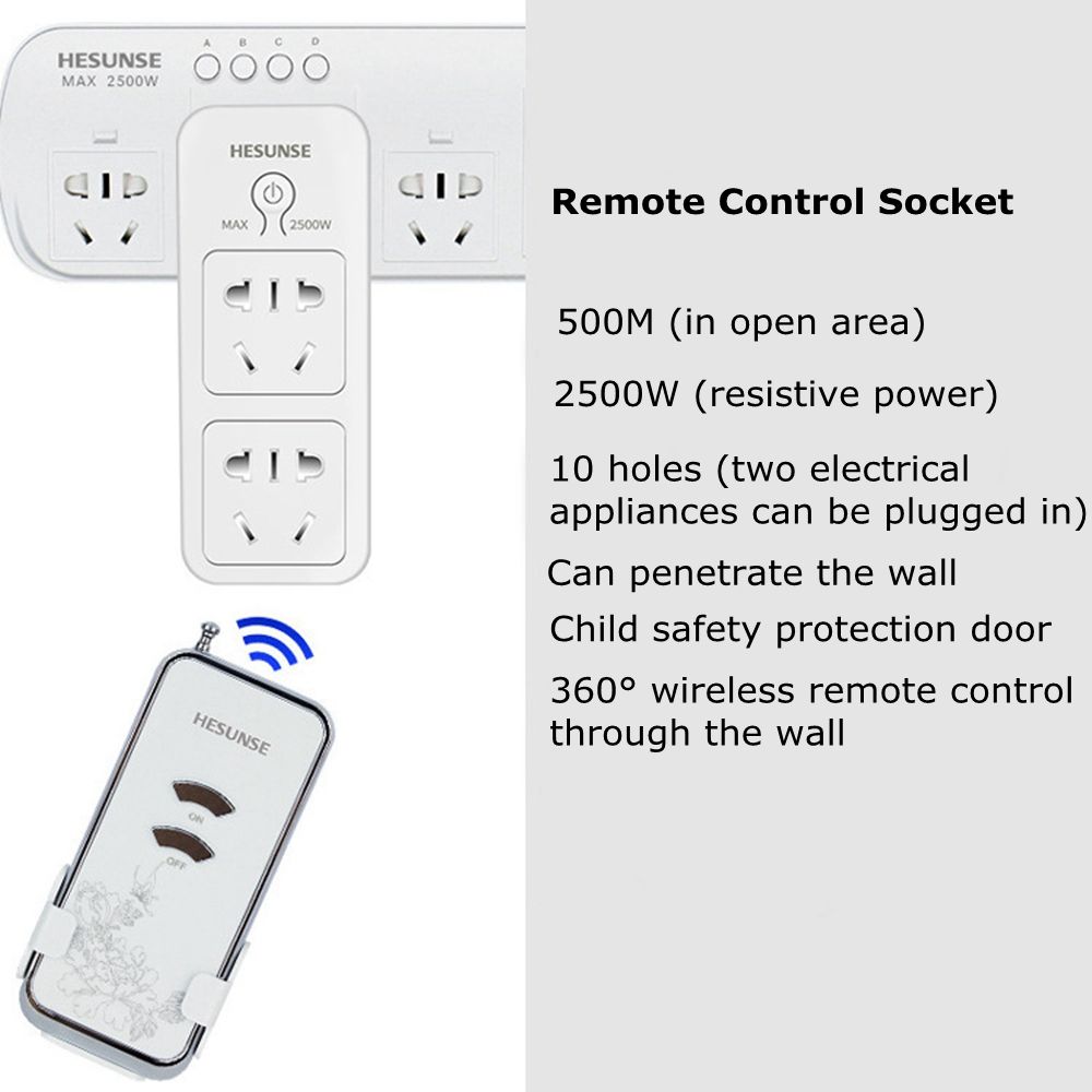 Hesunse-220V-Single-Channel-Remote-Control-Light-Switch-Household-Water-Pump-Smart-Power-Supply-Wire-1748609