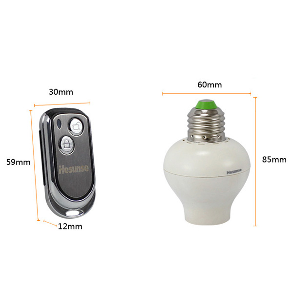 Hesunse-E27-One-Way-Remote-Control-Lamp-Bulb-Holder-220V-975449