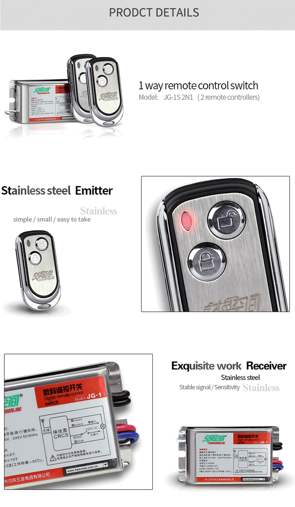 JG-1S--2N1-433Mhz-One-Way-Wireless-Remote-Control-Light-Switch-for-LED-Lamp-Incandescent-Lighting-AC-1587813