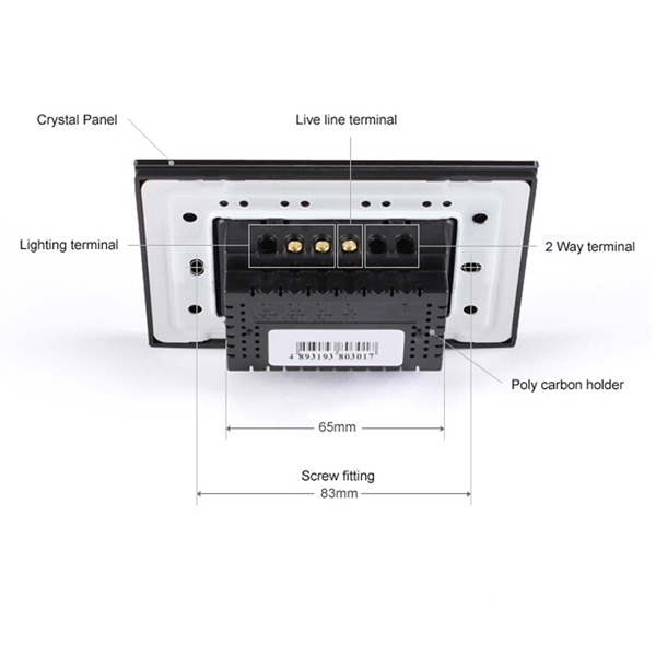 Livolo-White-Crystal-RemoteTouch-Screen-Switch-VL-C302R-81-AC110-250V-958869