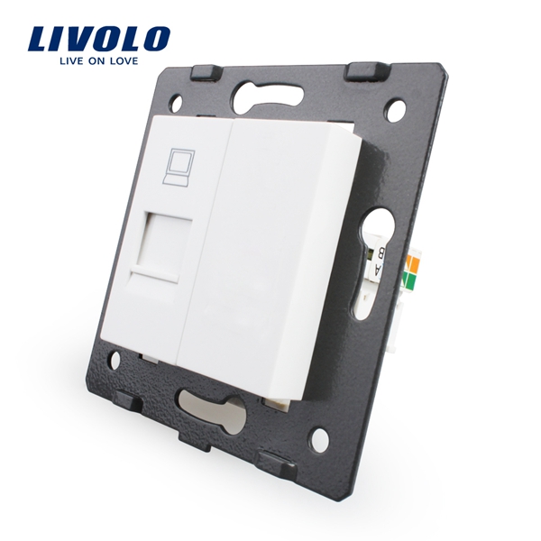 Livolo-White-Plastic-EU-Standard-Function-Key-For-Computer-Socket-963882