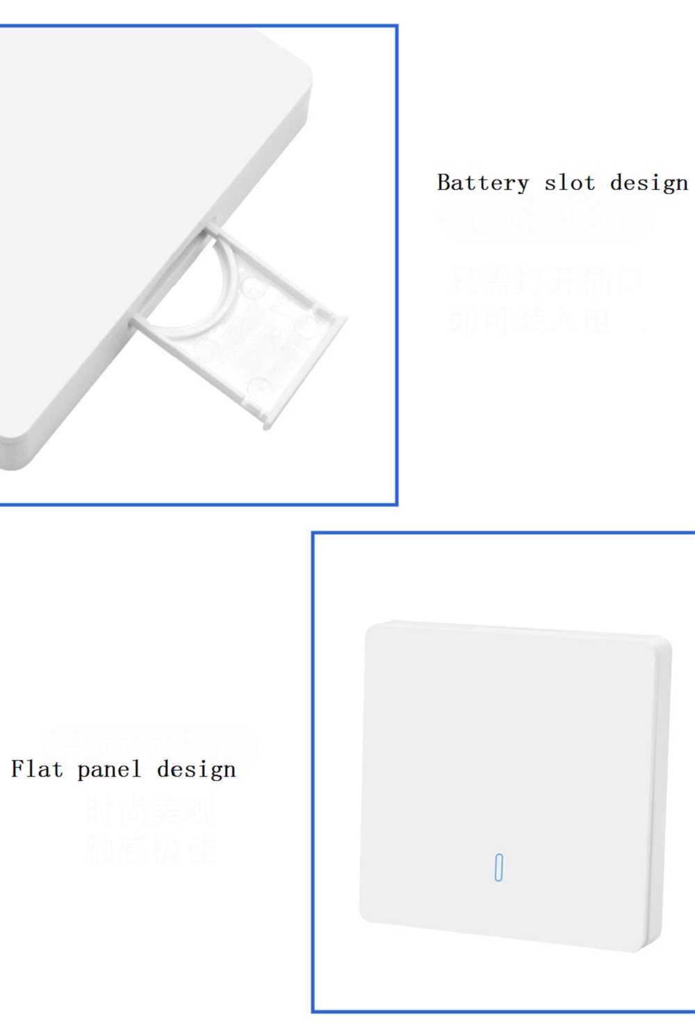 Wireless-Remote-Control-Switch-Wall-Switch-Large-Key-Panel-Free-Stickers-Free-Wiring-Light-Control-S-1692910