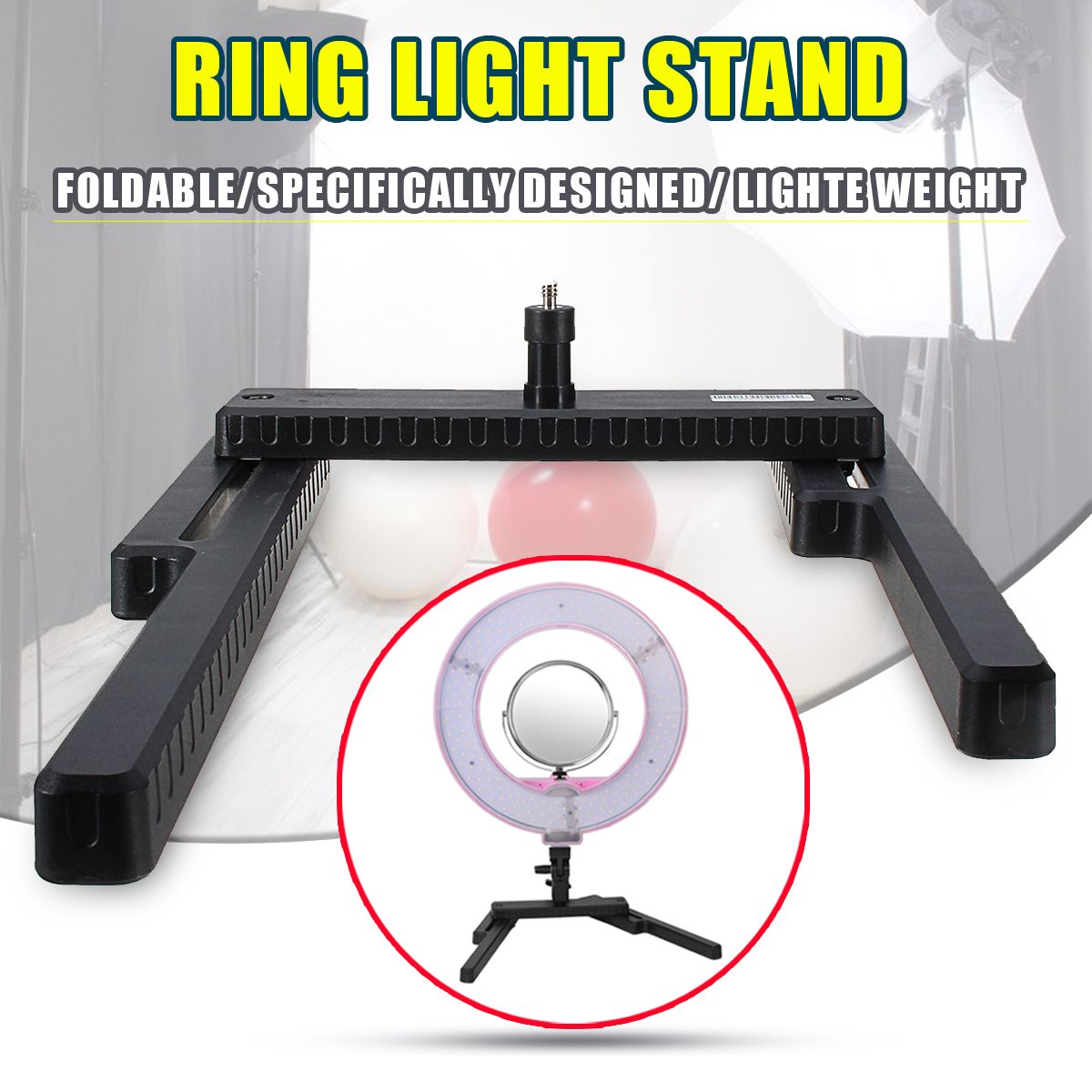 Desktop-Mini-Foldable-Light-Stand-Holder-for-Ring-Light-Video-Light-with-14-Inch-Screw-1405054