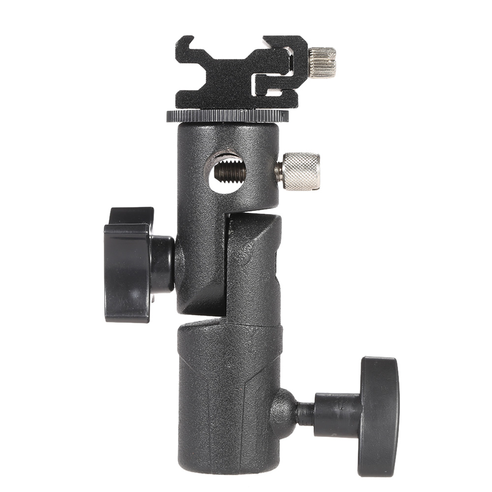 Metal-Camera-E-Type-Flash-Shoe-Umbrella-Holder-Mount-Light-Stand-Bracket-Swivel-1047024