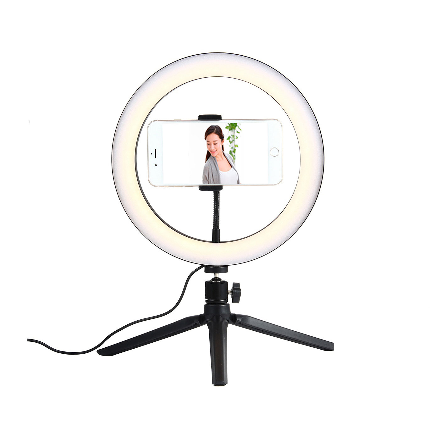 10-Inch-LED-Dimmable-3200K-5500K-Video-Ring-Light-with-Phone-Clip-Tripod-Head-Mini-Tripod-1492115