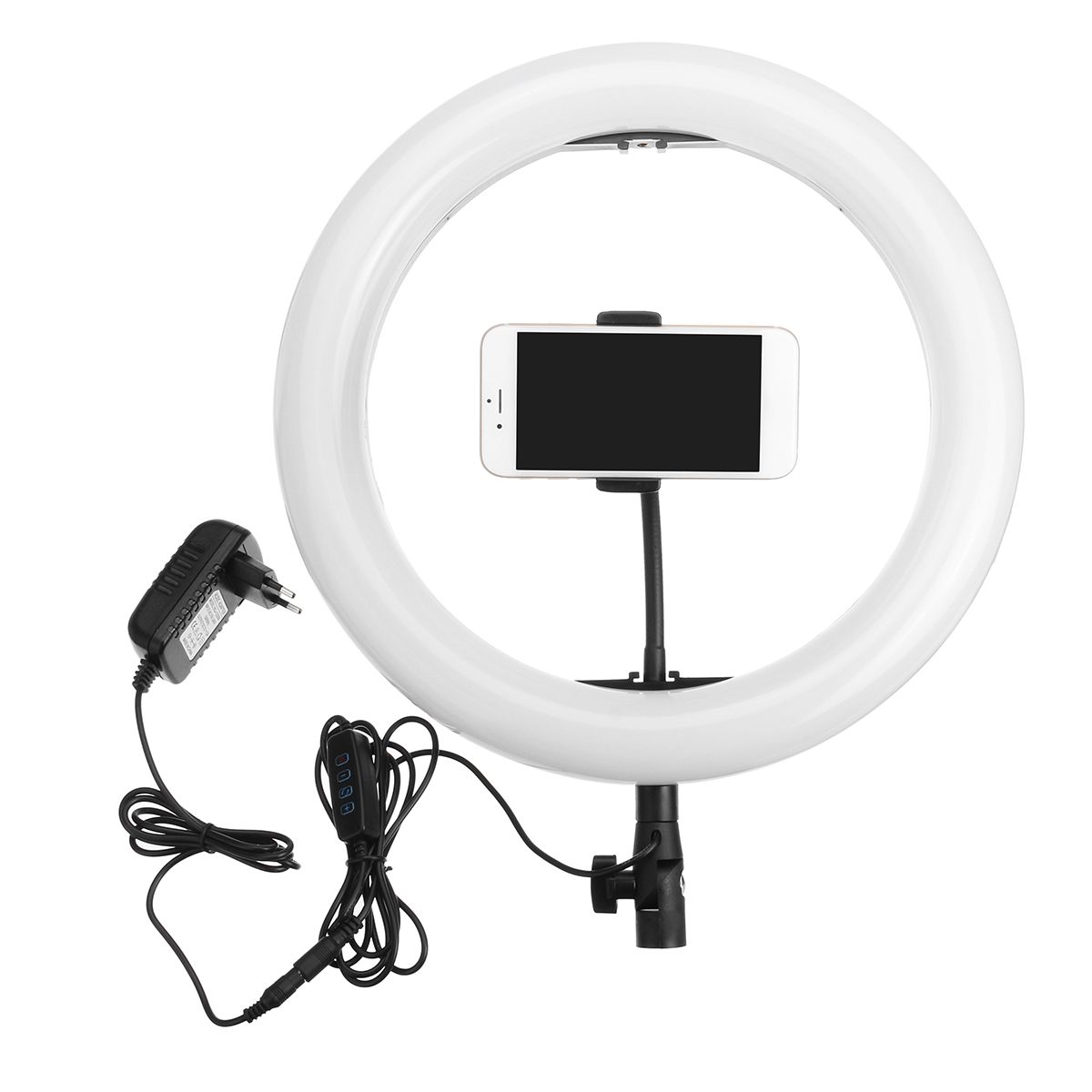 16CM-20CM-26CM-36CM-48CM-Dimmable-Video-Ring-Light-with-Tripod-Head-Cold-Shoe-Mount-Phone-Clip-for-Y-1560317