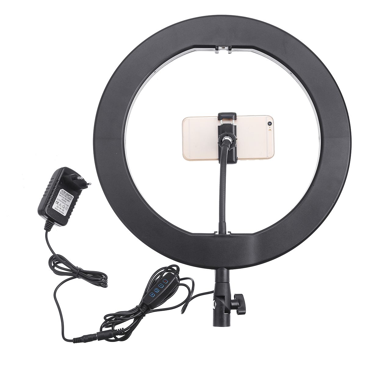 16CM-20CM-26CM-36CM-48CM-Dimmable-Video-Ring-Light-with-Tripod-Head-Cold-Shoe-Mount-Phone-Clip-for-Y-1560317