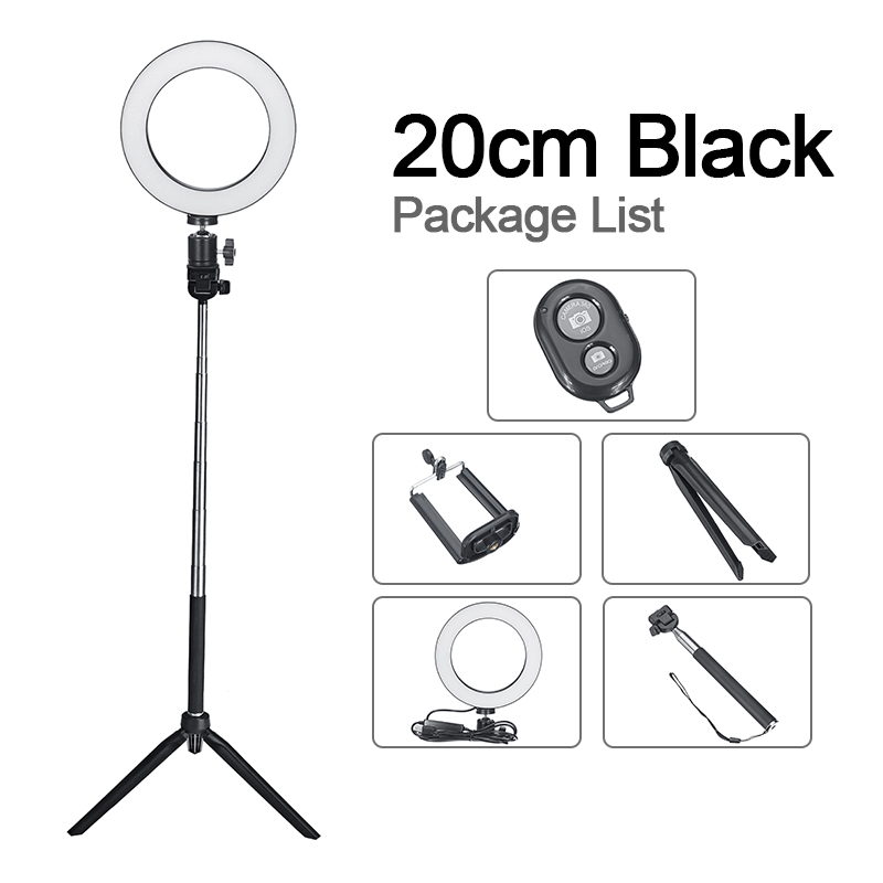 16cm-20cm-26cm-3500-5500k-Photography-Dimmable-LED-Selfie-Ring-Light-Photo-Studio-Lamp-With-Phone-Ho-1649961