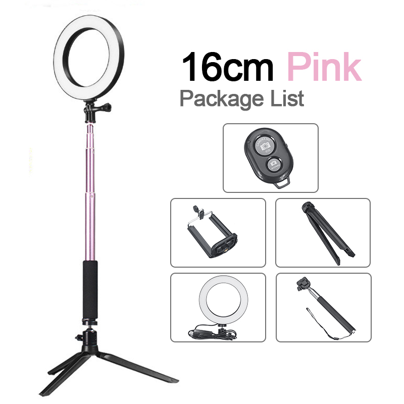 16cm-20cm-26cm-3500-5500k-Photography-Dimmable-LED-Selfie-Ring-Light-Photo-Studio-Lamp-With-Phone-Ho-1649961