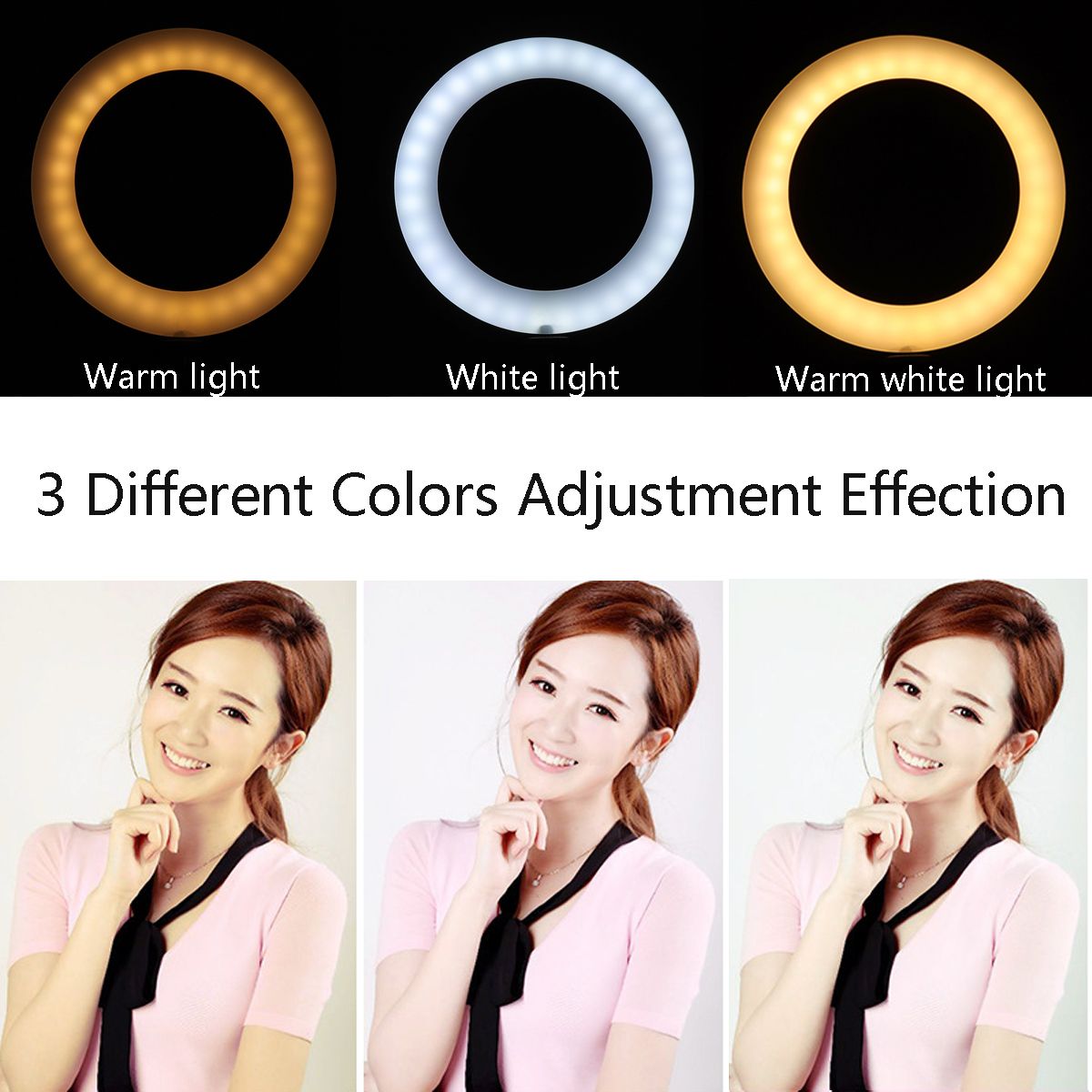 16cm-2700K-5500K-Dimmable-USB-LED-Ring-Light-Universal-Phone-Holder-Adjustable-Tripod-Stand-for-Make-1665068