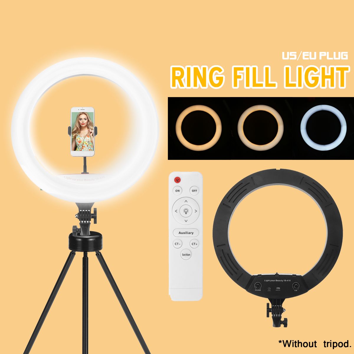 177-inch-Selfie-LED-Ring-Light-for-Youtube-Tiktok-Live-Broadcast-3-Modes-10-Brightness-Dimmable-Mack-1720360