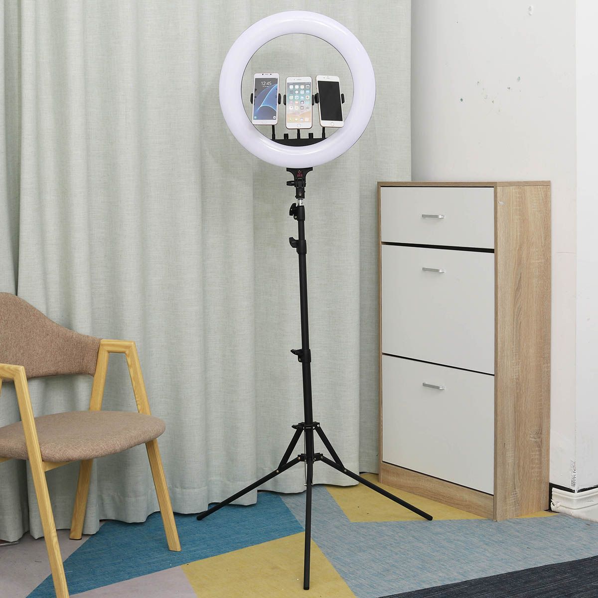 18-inch-LED-Ring-Light-3-Phone-Clip-Dimmable-Fill-Light-with-210cm-Tripod-Stand-Remote-Control-for-Y-1763863