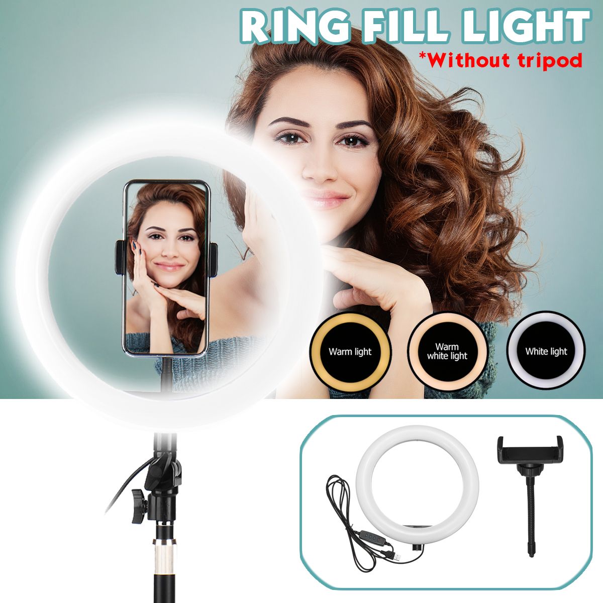 26cm-120-Lamp-Beads-LED-Ring-Light-3-Modes-Dimmable-Selfie-Light--with-Phone-Holder-for-Youtube-Stre-1716410