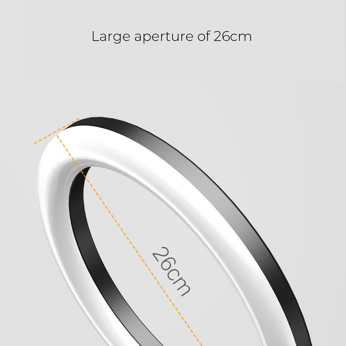 26cm-LED-Ring-Light-Camera-Fill-Light-Overhead-Desktop-Stand-Bracket-for-Mobile-Phone-Camera-Live-Br-1750458