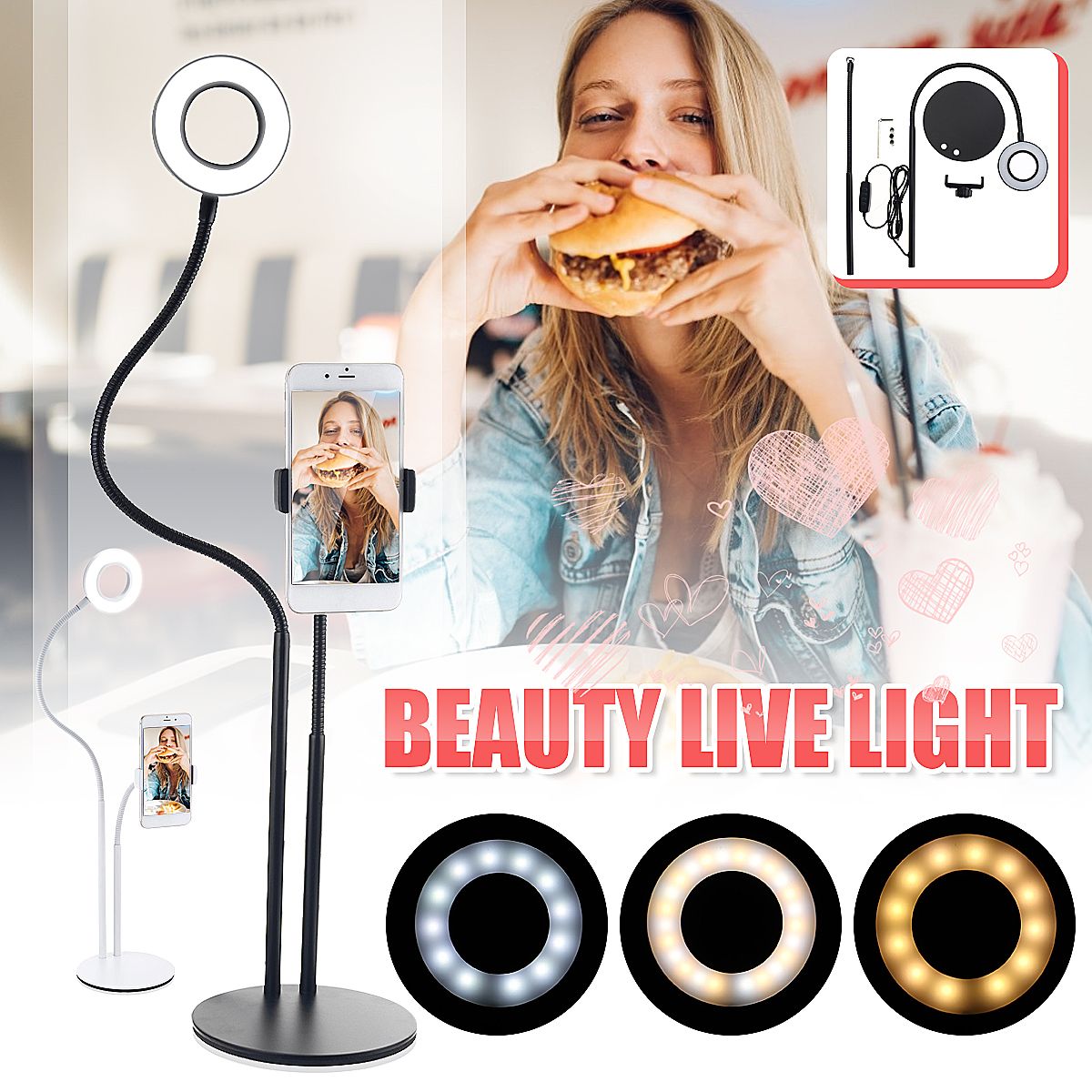 BX-02-Universal-Selfie-Ring-Light-Flexible-Desk-Lamp-LED-Fill-Beauty-Light-11-Brightness-3-Color-Dim-1702650