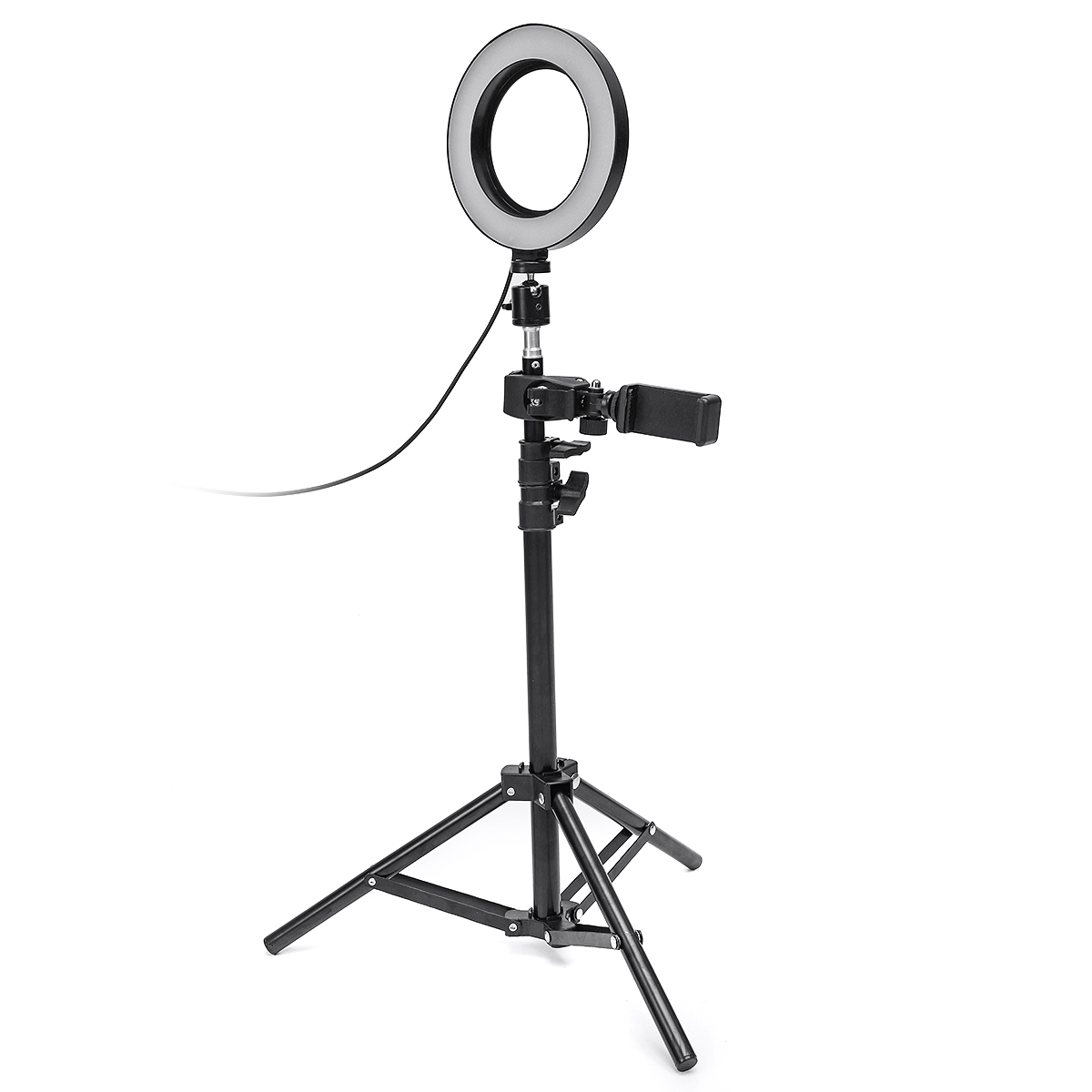 Dimmable-LED-Studio-Camera-Ring-Light-Makeup-Photo-Lamp-Selfie-Stand-USB-Plug-Tripod-with-Phone-Hold-1632867