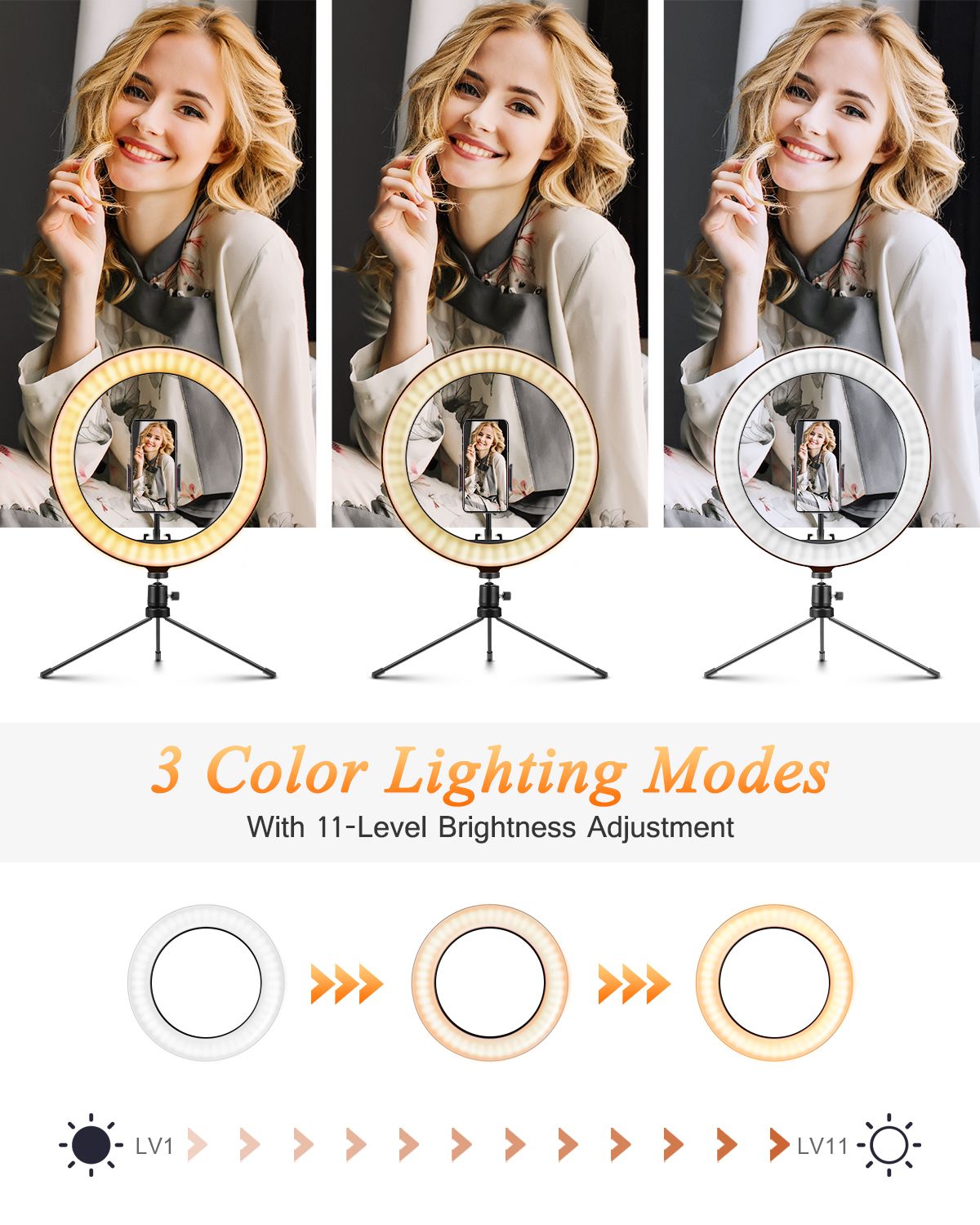 ELEGIANT-EGL-02C-102-Inch-LED-Ring-Light-Selfie-Dimmable-Ring-Light-with-Tripod-Stand-Cell-Phone-Hol-1763940