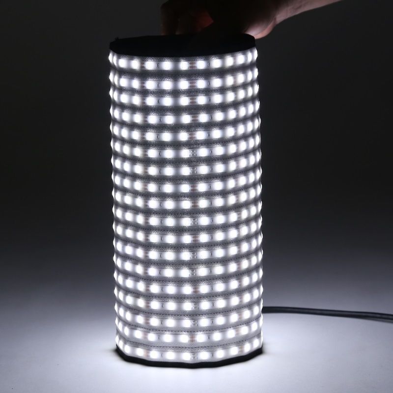 Falconeyes-RX-12T-34W-3200K-5600K-280pcs-Led-Bulbs-Flexible-Portable-Foldable-Video-Light-1470981