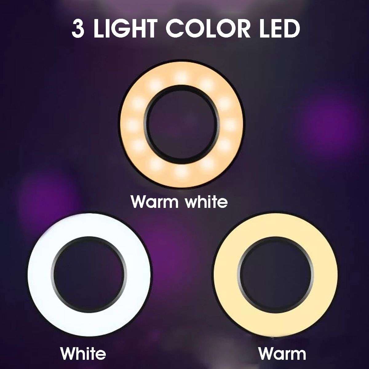 Flexible-9cm-USB-Charging-3-Color-LED-Ring-Light-Live-Broadcast-Selfie-Fill-Light-with-Mobile-Phone--1734535
