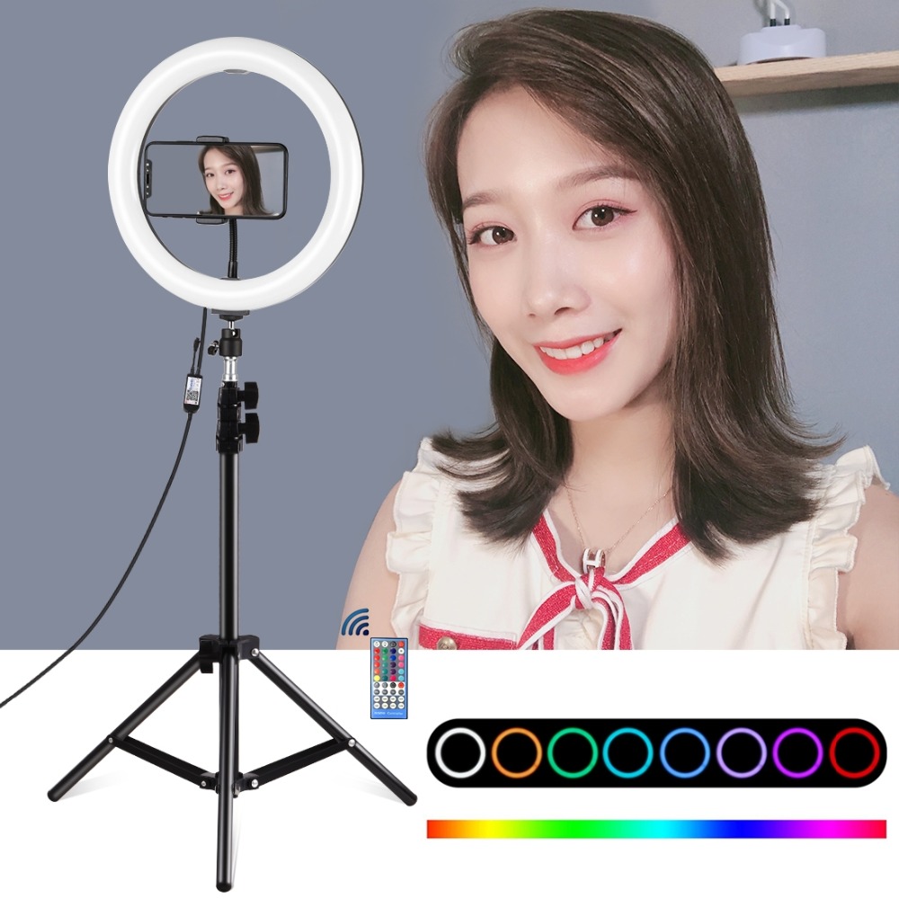 PULUZ-PKT3051B-102-Inch-Dimmable-LED-Video-Ring-Light-with-PU419-Tripod-Stand-for-Youtube-Tik-Tok-Li-1644738