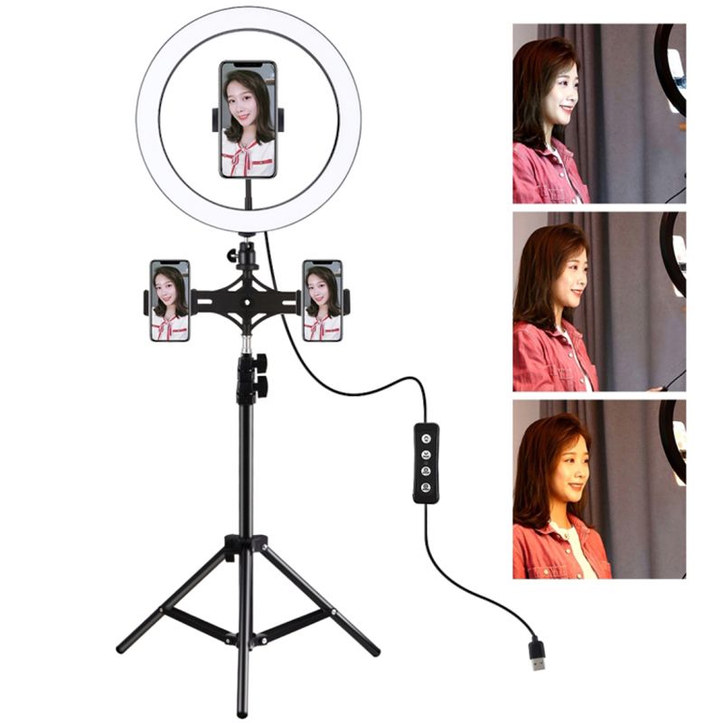 PULUZ-PKT3057B-118-inch-30cm-LED-Ring-Light-for-Vlogging-Video-Live-Broadcast-Three-level-Adjustment-1682995
