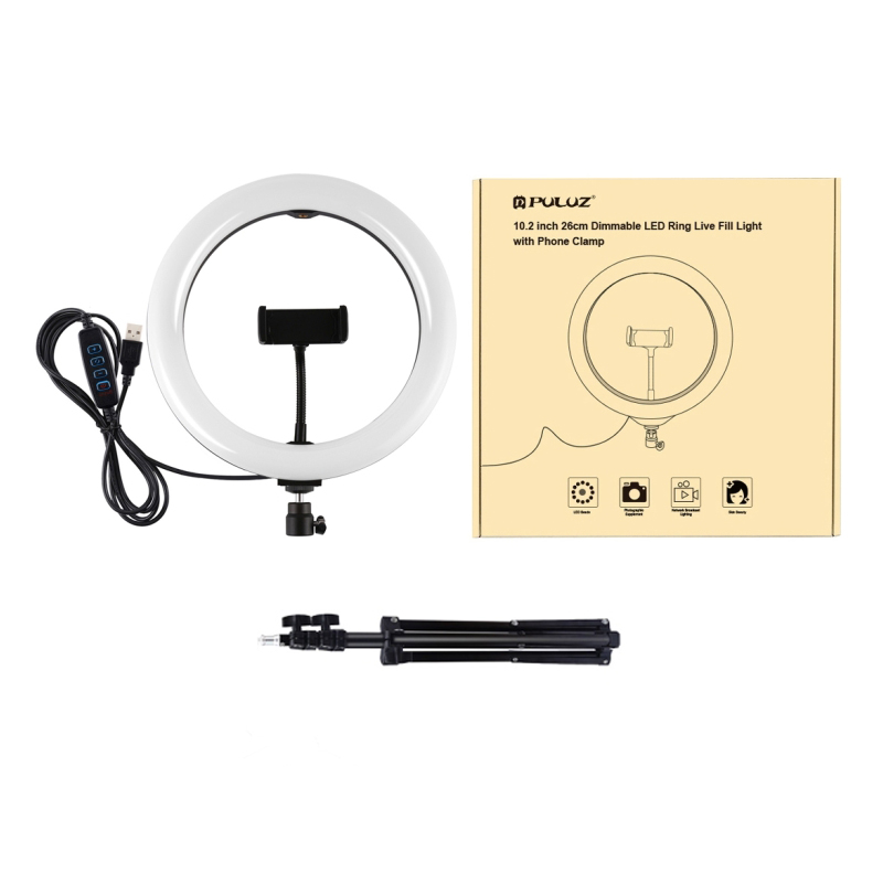 PULUZ-PKT3069B-102-inch-3-Modes-Dimmable-LED-Ring-Light-for-Youtube-Tik-Tok-Live-Broadcast-Selfie-Ph-1685323
