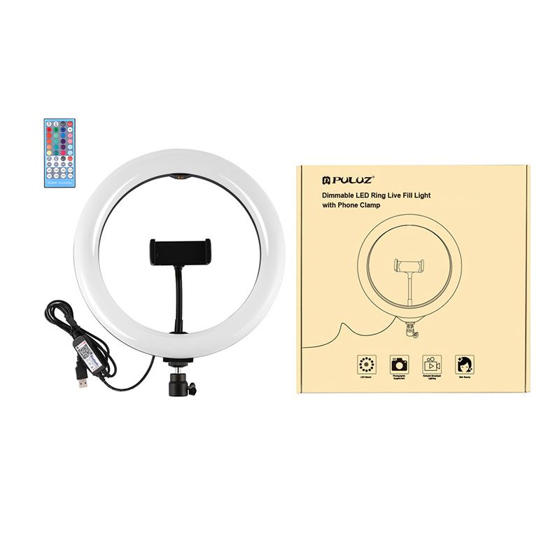 PULUZ-PU503B-79-inch-20cm-RGBW-Dimmable-LED-Ring-Light-Selfie-Lighting-Lamp-for-Youtube-Facebook-Liv-1684440