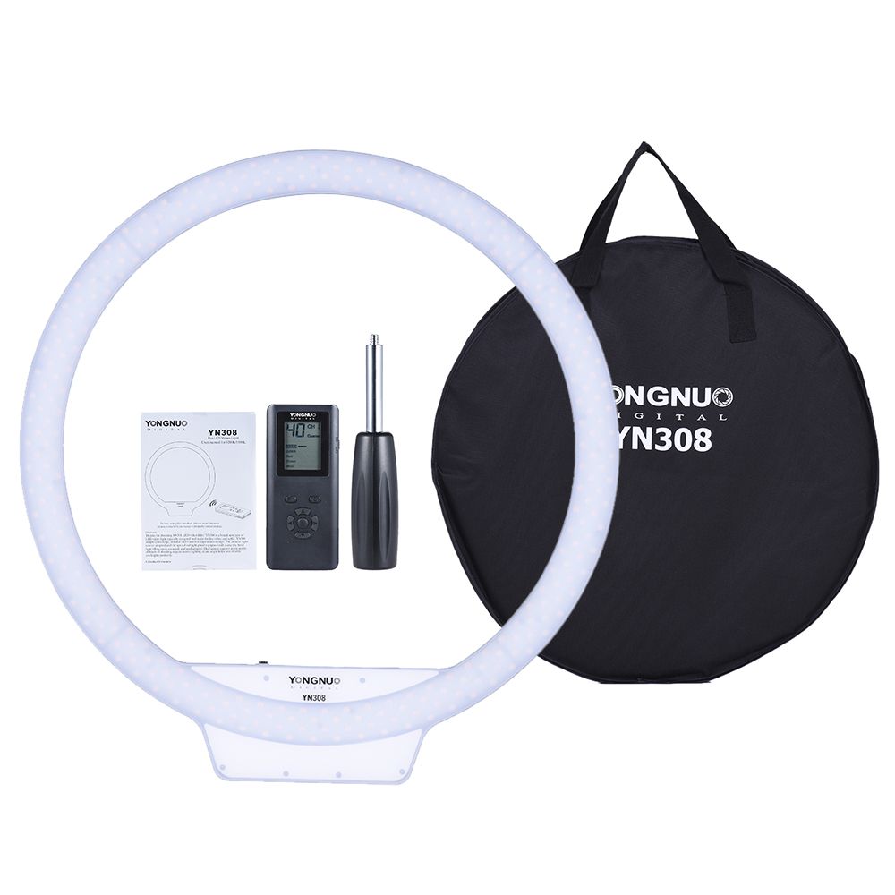 YONGNUO-YN308-Wireless-Remote-LED-Ring-Light-Video-Light-5500K-Color-Temperature-for-Photography-1241523