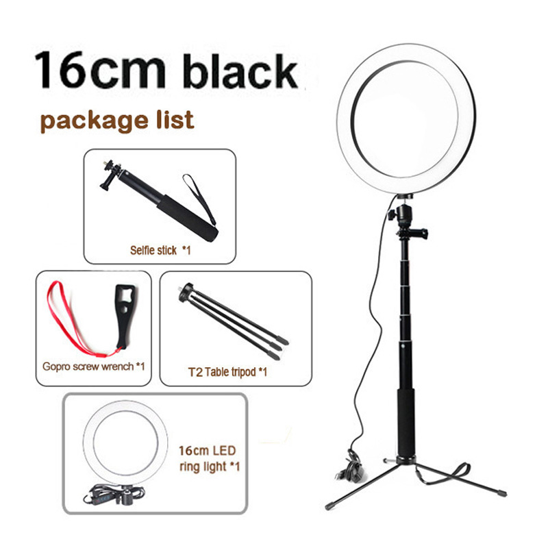 Yingnuost-5500K-Dimmable-Video-Light-16cm-LED-Ring-Lamp-with-Wrench-Selfie-Stick-tripod-for-Youtube--1590121