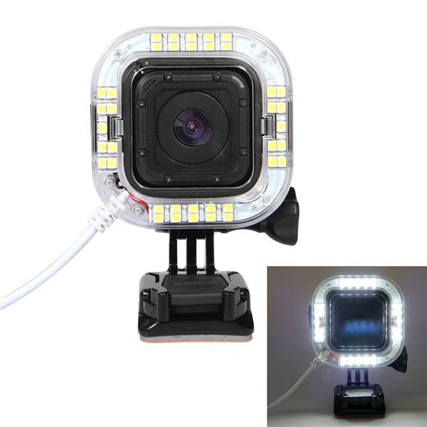19W-160-LM-38pcs-USB-LED-Flashlight-Ring-For-GoPro-Hero-4-Session-1021524