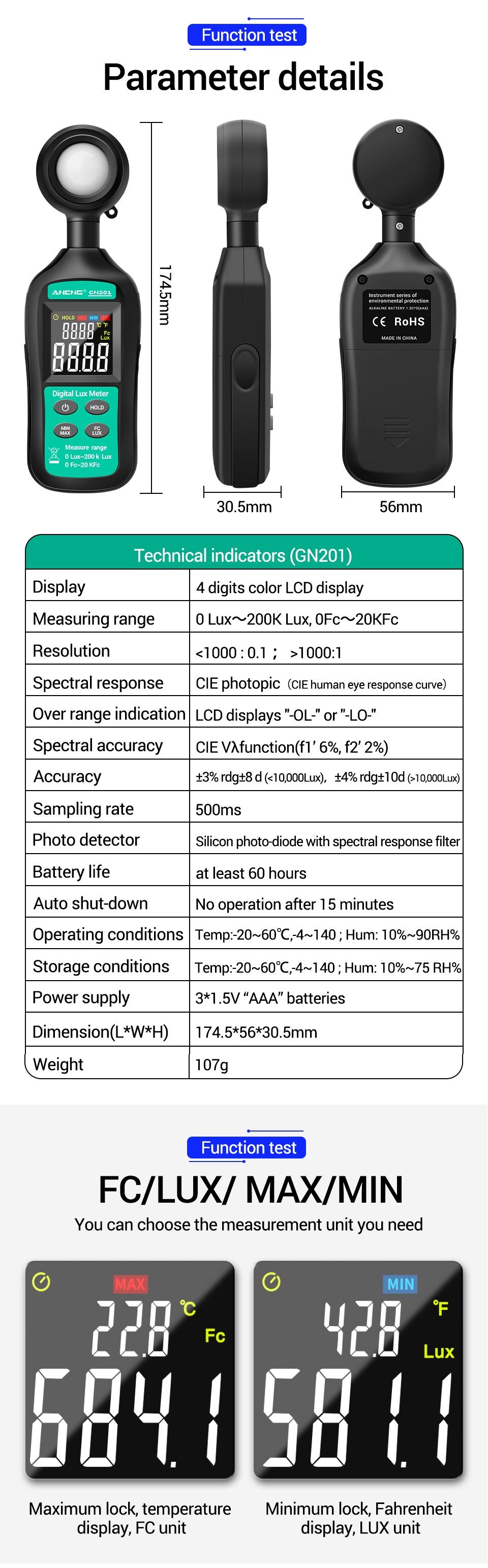 ANENG-GN201-Luxmeter-Digital-Light-Meter-200K-Lux-Meter-Photometer-UV-Meter-UV-Radiometer-Handheld-I-1750264