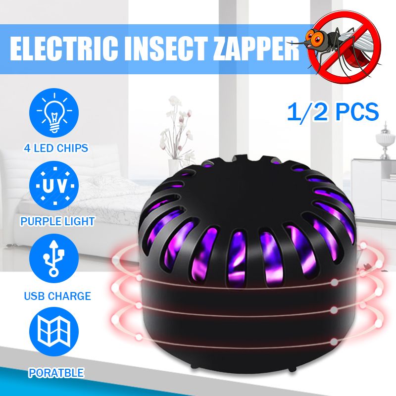 Electric-Bug-Zapper-Fly-amp-Mosquito-Killer-Insect-Bug-Trap-Lamp-with-UV-Light-USB-1628418