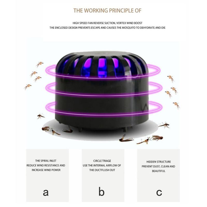 Electric-Bug-Zapper-Fly-amp-Mosquito-Killer-Insect-Bug-Trap-Lamp-with-UV-Light-USB-1628418