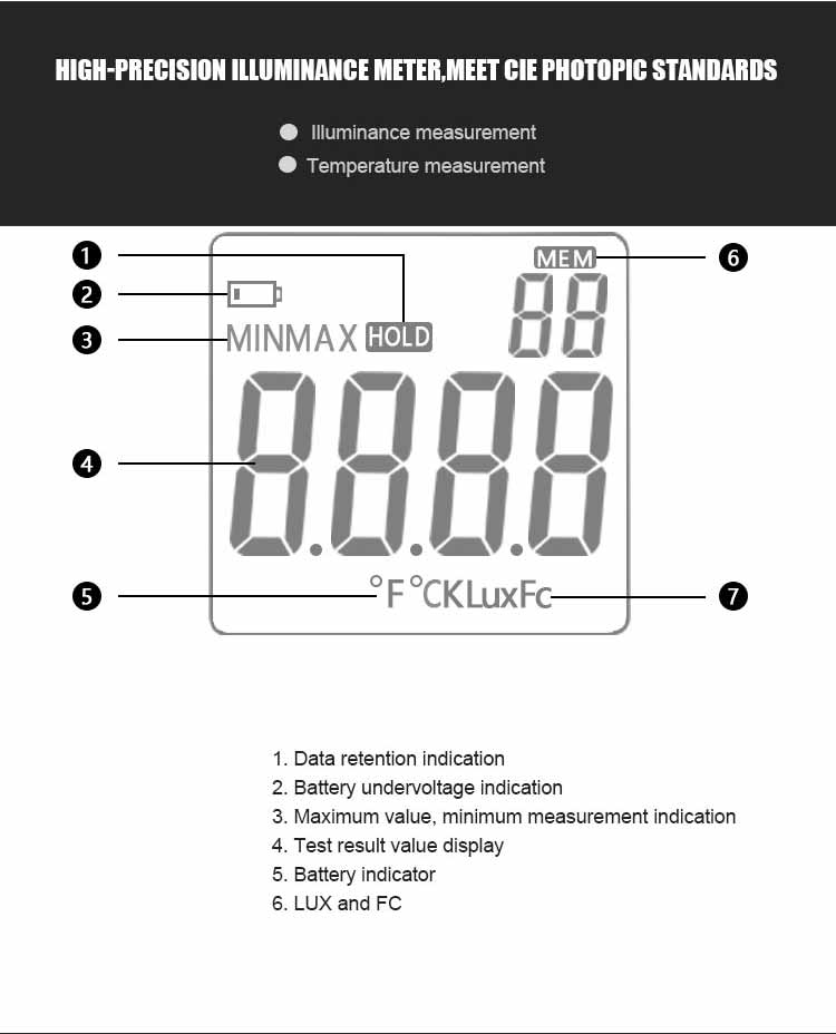 MESTEK-LM610-Illuminometer-Light-Meter-100000-LUX-Digital-Luxmeter-Luminance-Lux-Fc-Test-Max-Min-Ill-1709062